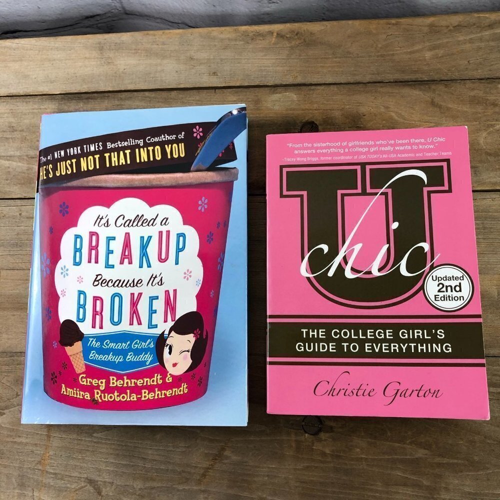 College Highschool Chic Relationship University Life Advice Book Gift Bundle Set